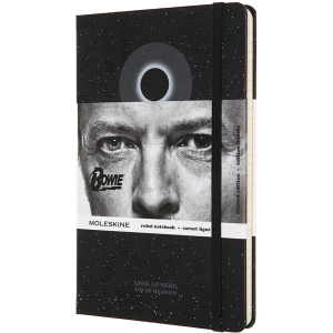 хороша модель Нотатник Moleskine David Bowie 13 х 21 см 240 сторінок у лінійку Чорна (8053853603814)