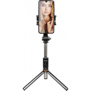 Трипод Dispho WS-18002 Selfie Stick Tripod Bluetooth Black (DSP-WS18002) ТОП в Черкассах