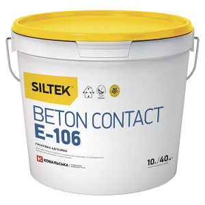 Грунтовка адгезионная Siltek E-106 Beton Contact 10л лучшая модель в Черкассах