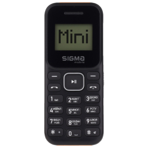 Мобильный телефон Sigma mobile X-style 14 Mini Black-Orange лучшая модель в Черкассах