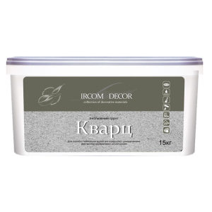 Грунт с кварцевым песком ІРКОМ КВАРЦ ІР-05 адгезионный 15кг ТОП в Черкассах
