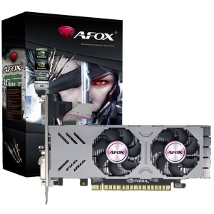 AFOX Видеокарта Geforce GTX750 2GB GDDR5 128Bit DVI HDMI VGA LP Dual Fan лучшая модель в Черкассах