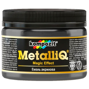 Емаль акрилова Kompozit MetalliQ 3.5кг Срібло краща модель в Черкасах