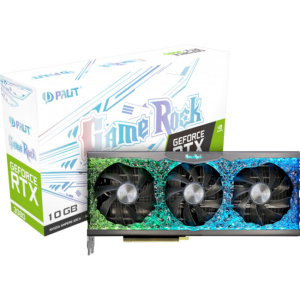 Відеокарта GF RTX 3080 10GB GDDR6X GameRock V1 Palit (NED3080U19IA-1020G) (LHR) ТОП в Черкассах