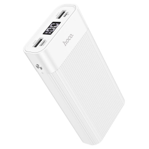 Портативний зарядний пристрій Power Bank Hoco J85 Wellspring 20000 mAh Білий ТОП в Черкасах