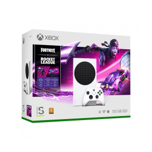 Стаціонарна ігрова приставка Microsoft Xbox Series S 512 GB + Fortnite + Rocket League Bundle (RRS-00034) ТОП в Черкасах