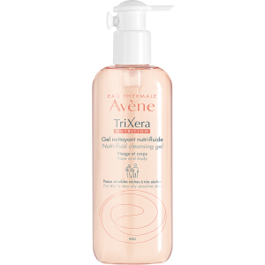 Очищающий гель Avene TriXera Nutrition для сухой кожи лица и тела 400 мл (3282770074710) ТОП в Черкассах