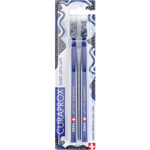 купити Набір зубних ультрам'яких щіток Curaprox UltraSoft Classic Blue Edition d 0.1 mm 2 шт (7612412429145)