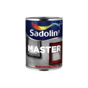 Емаль алкідна SADOLIN MASTER 90 універсальна біла - база ВW 1л ТОП в Черкасах