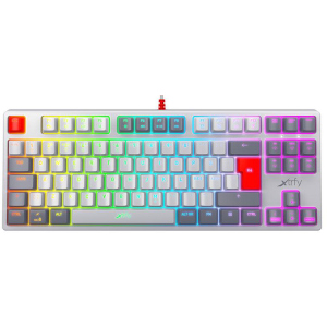 Клавіатура провідна Xtrfy K4 TKL RGB Kailh Red USB Retro UKR RUS (XG-K4-RGB-TKL-RETRO-RRUS) в Черкасах