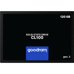 Goodram SSD CL100 Gen.3 120GB 2.5" SATA III 3D NAND TLC (SSDPR-CL100-120-G3) ТОП в Черкассах