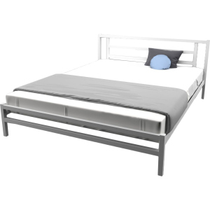 Двоспальне ліжко Eagle Glance 140 х 200 White (Е3247) краща модель в Черкасах