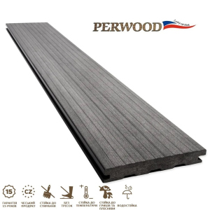 Террасная доска Perwood Natural Massive Серый Камень 161х21х4000 мм (400072) надежный