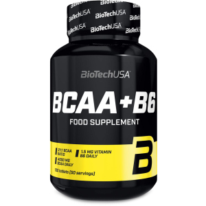 Аминокислоты Biotech BCAA+b6 100 таблеток ТОП в Черкассах