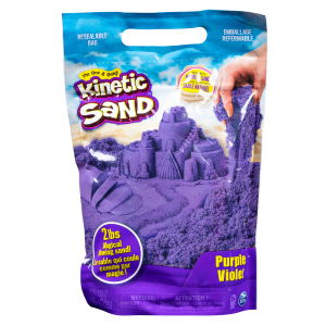 Пісок для дитячої творчості Kinetic Sand Colour Фіолетовий 907 г (71453P) в Черкасах
