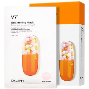 Маска, що освітлює, з вітамінним комплексом Dr.Jart+ V7 Brightening Mask 30 г x 5 шт (8809535809162) ТОП в Черкасах