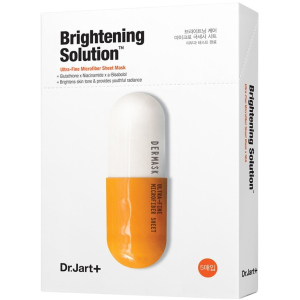 Освітлювальна маска-детокс для обличчя Dr.Jart+ Dermask Micro Jet Brightening Solution 30 г x 5 шт (8809642712652) ТОП в Черкасах