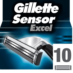 Сменные картриджи для бритья (лезвия) мужские Gillette Sensor Excel 10 шт (3014260245832) ТОП в Черкассах