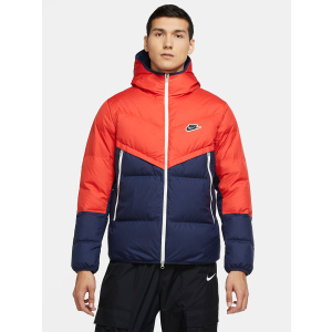 Пуховик Nike M Nsw Dwn Fil Wr Jkt Shld CU4404-673 XS Оранжево-синій в Черкасах