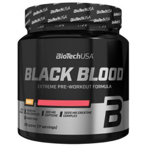 Передтренувальний комплекс BioTech Black Blood NOX+ 330 г Чорниця-лайм (5999076232376) ТОП в Черкасах