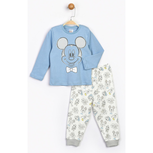 Пижама (футболка с длинным рукавом + штаны) Disney Mickey Mouse MC16191 92 см Голубая (8691109860774) в Черкассах