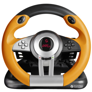 Дротове кермо SPEEDLINK Drift OZ Racing Wheel PC Black (SL-6695-BKOR-01) в Черкасах