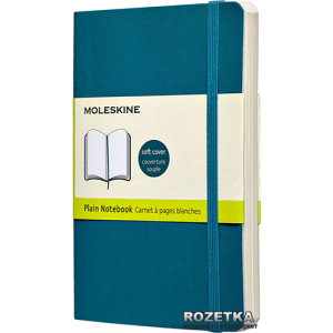 хороша модель Нотатник Moleskine Classic 9 x 14 см 192 сторінки нелінована Аквамарин (9788867323593)