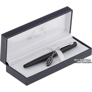 Ручка перова Regal Чорна Чорний корпус у подарунковому футлярі (R80100.L.F) краща модель в Черкасах