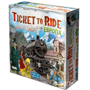 Настольная игра Hobby World Ticket to Ride: билет на поезд Европа (4620011810328) в Черкассах