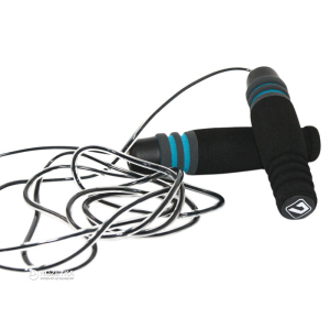 Скакалка швидкісна LiveUp PVC Speed ​​Jump Rope Black (LS3137) в Черкасах