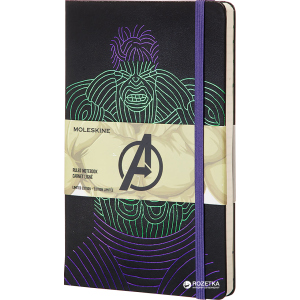 Нотатник Moleskine Avengers 13 х 21 см 240 сторінок у лінійку Hulk (8055002852715) надійний