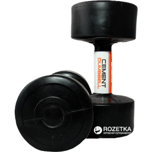 Гантелі LiveUp Cement Dumbell пара Black (LS2003-5)