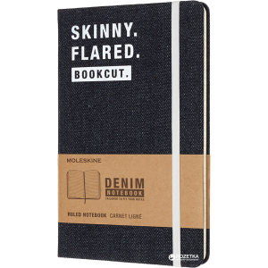 Нотатник Moleskine Denim 13 х 21 см 240 сторінок у лінійку Skinny (8058341710753) краща модель в Черкасах