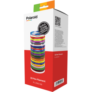 Набор нити Polaroid 1.75 мм PLA для ручки 3D 22 цвета (PL-2503-00) ТОП в Черкассах