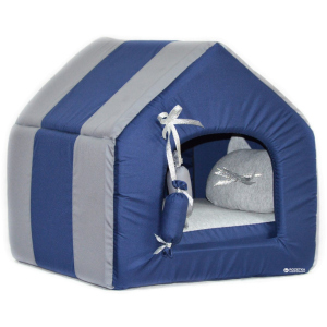 Домик для собак и кошек Лорі №1 Комфорт-лето 30х33х33 см Синий М120-с (4820177253674) лучшая модель в Черкассах