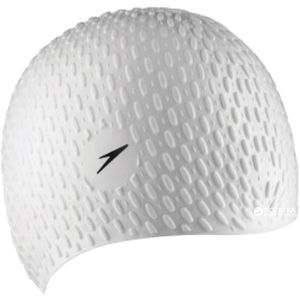 Шапочка для плавания Speedo Bubble Cap White (5053744175850) ТОП в Черкассах