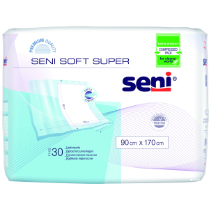 Пеленки гигиенические Seni Soft Super 90х170 30 шт (5900516691998) ТОП в Черкассах