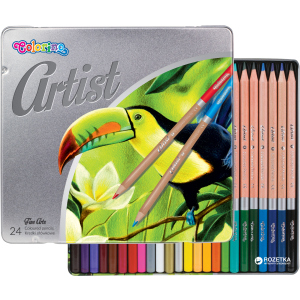 Олівці кольорові Artist Colorino 24 шт 24 кольори (83263PTR) (5907690883263) в Черкасах