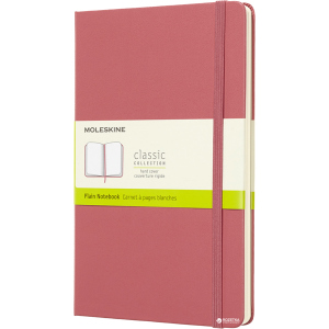 купити Нотатник Moleskine Classic 13 х 21 см 240 сторінок без линів Пастельно-рожевий (8058341715413)