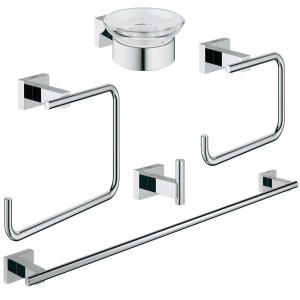 хороша модель Набір аксесуарів 5 в 1 GROHE ESSENTIALS CUBE 40758001