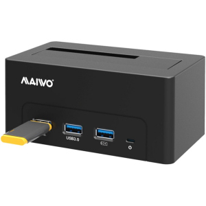 Док-станція Maiwo для HDD 2.5"/3.5" SATA/SSD + 3хUSB 3.0 (K308H) в Черкасах