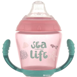 Кружка Canpol babies непроливайка с мягким силиконовым носиком Sea Life розовая 230 мл (56/501_pin) лучшая модель в Черкассах