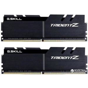 Оперативна пам'ять G.Skill DDR4-4000 32768MB PC4-32000 (Kit of 2x16384) Trident Z Black (F4-4000C19D-32GTZKK) ТОП в Черкасах