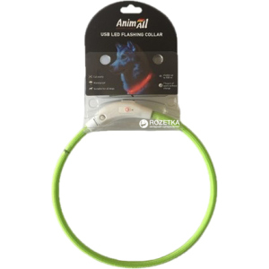 Нашийник AnimAll LED 70 см салатовий (60608) (2000981098629) рейтинг