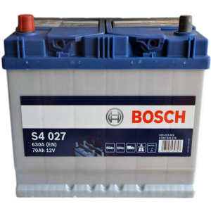 Автомобильный аккумулятор Bosch 70Аh (+/-) ASIA S4027 (630EN) (0 092 S40 270) ТОП в Черкассах