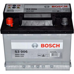 Автомобильный аккумулятор Bosch 6СТ-56 (S3006) 56 Ач (+/-) Euro 480 А (0 092 S30 060) ТОП в Черкассах