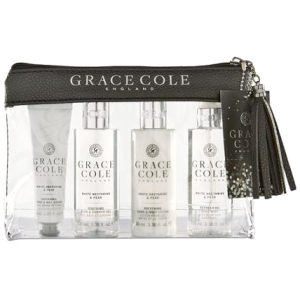 Набор для женщин Grace Cole Travel Set White Nectarine & Pear + косметичка (5055443697510) в Черкассах