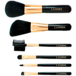 Набор из 6 кистей Lambre Brush Set для макияжа в футляре (3760106022388) ТОП в Черкассах
