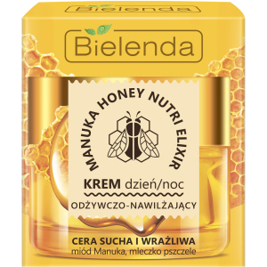 Питательный и увлажняющий крем Bielenda Manuka Honey для сухой и чувствительной кожи 50 мл (5902169032890) лучшая модель в Черкассах