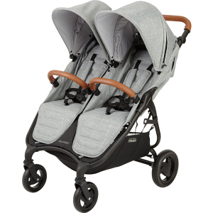 Прогулянкова коляска для двійні Valco baby Snap Duo Trend Grey Marle (9938) (9315517099388) краща модель в Черкасах